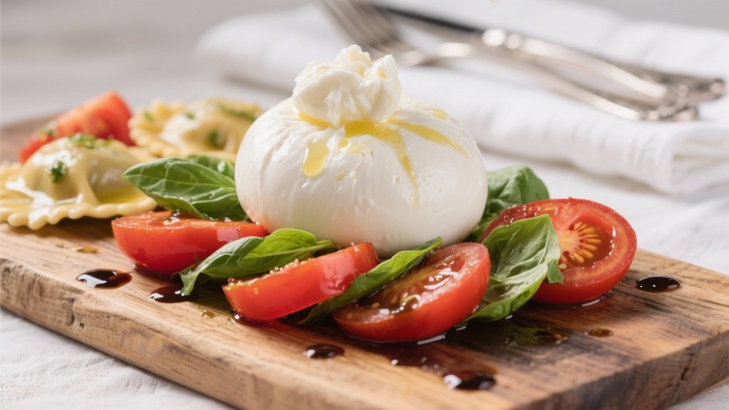 burrata elevates caprese salad