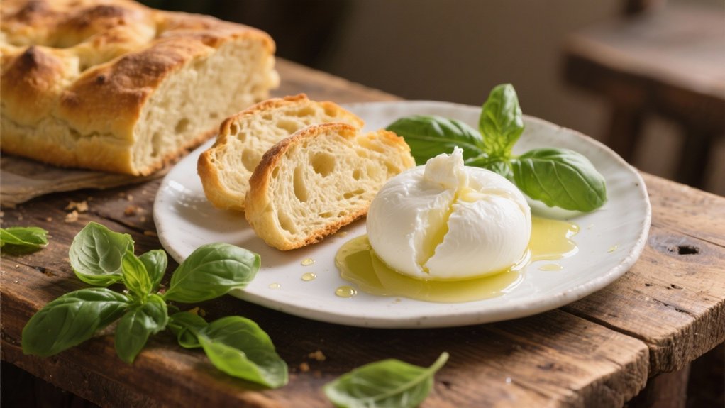 burrata with basil delight