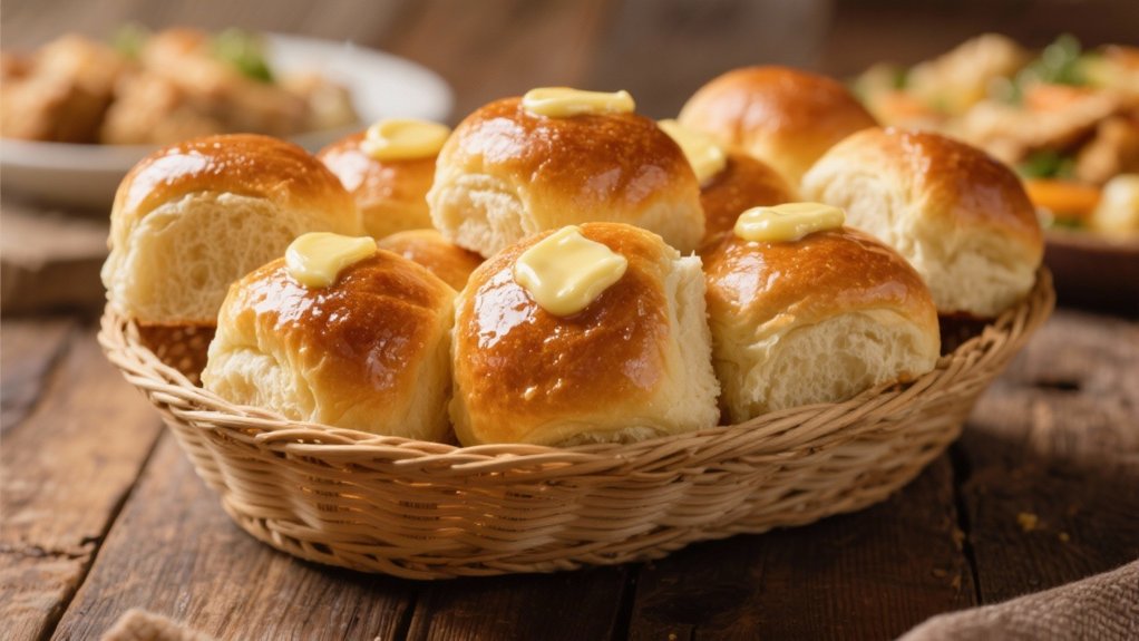 buttered dinner roll variations