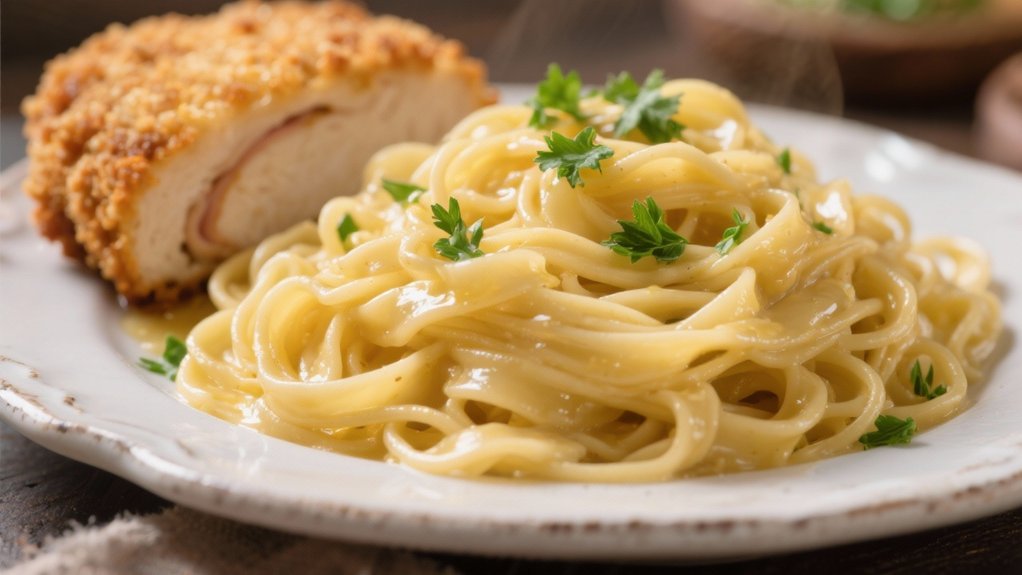 buttered egg noodles pairing
