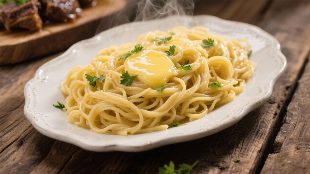 buttered egg noodles recipe