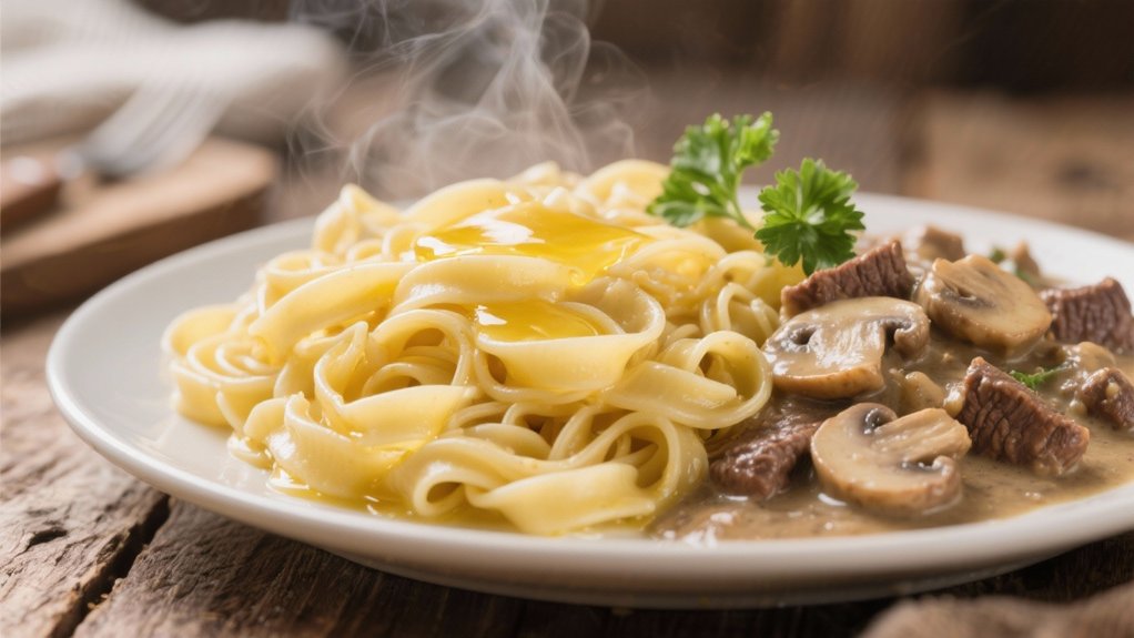 buttered egg noodles recipe