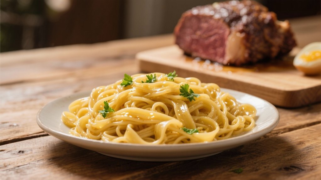 buttered egg noodles recipe