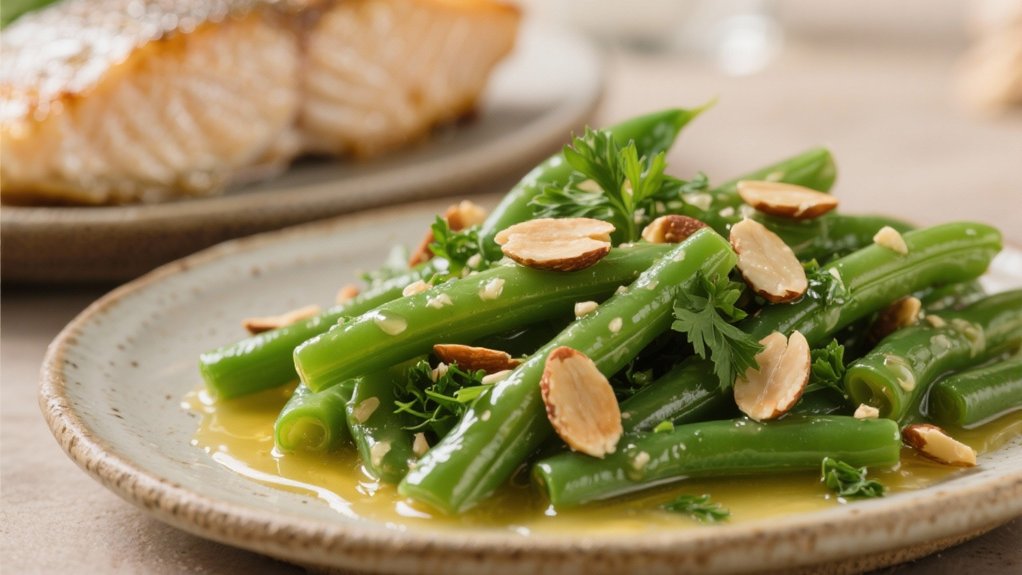 buttered green beans simplicity