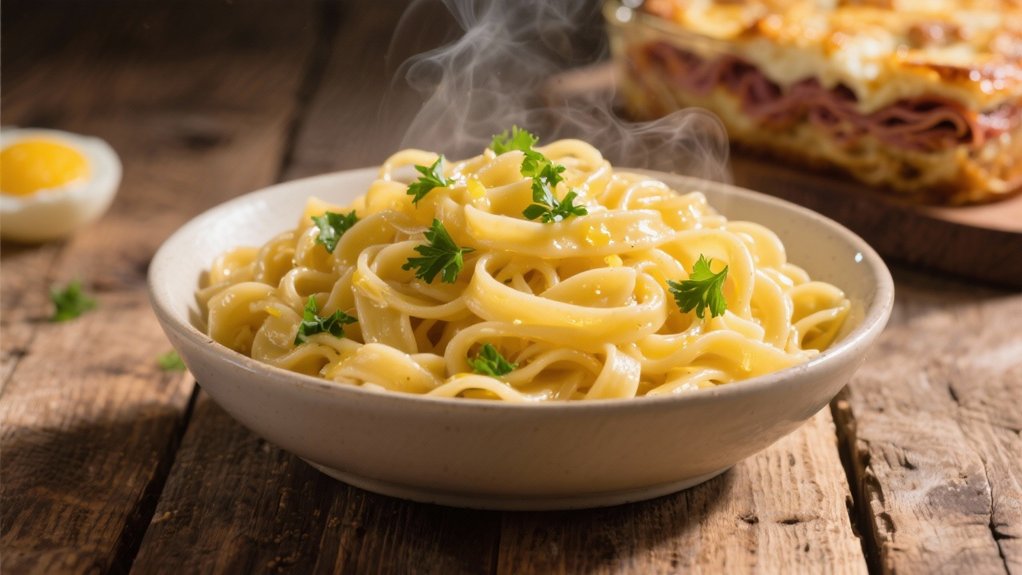 buttered noodles complement casserole