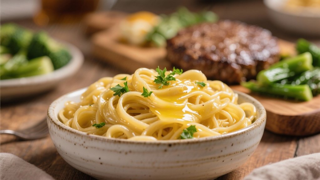 buttered noodles perfect pairing