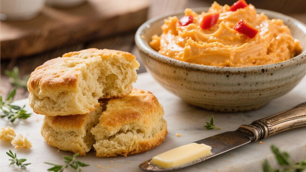 buttermilk biscuits pimento cheese