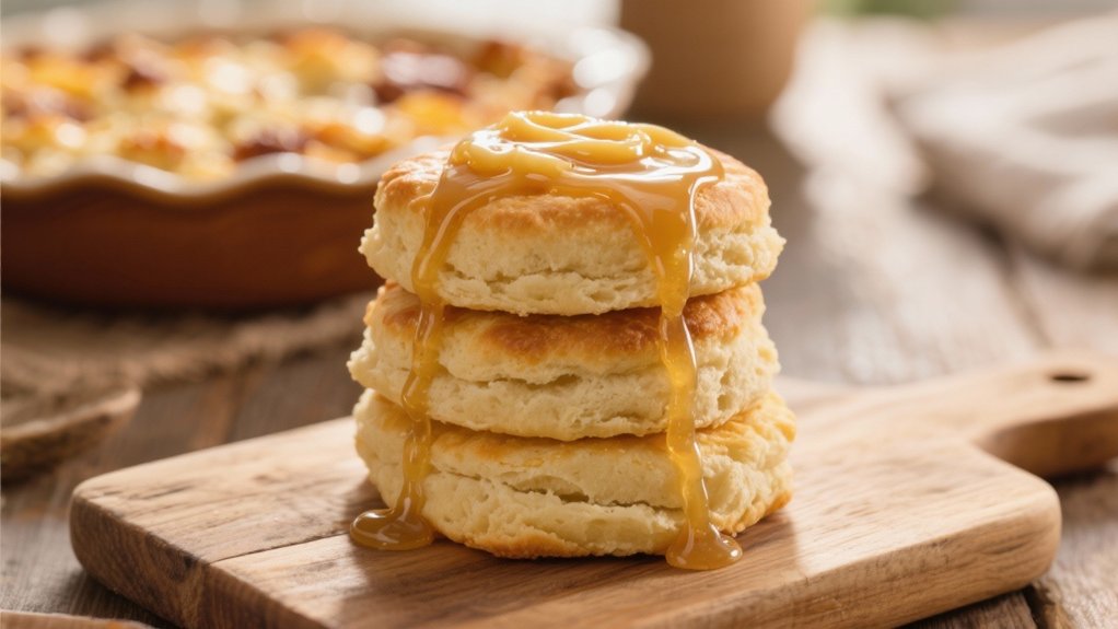 buttermilk biscuits with honey