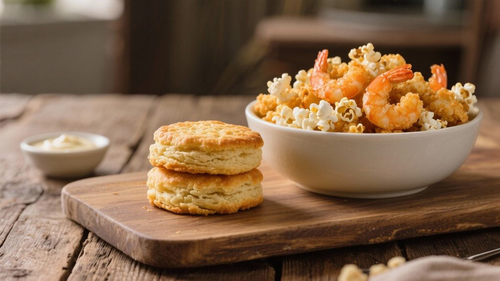 buttermilk biscuits with shrimp