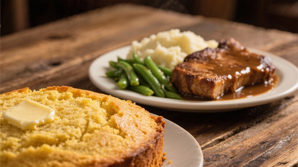 buttery cornbread enhances meals