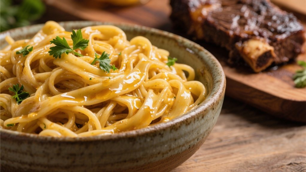buttery egg noodles delight