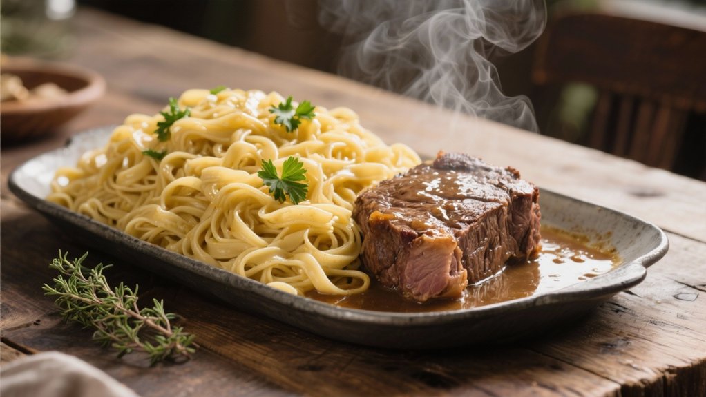 buttery egg noodles recipe