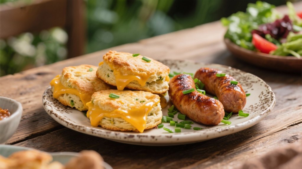 buttery flaky cheddar biscuits