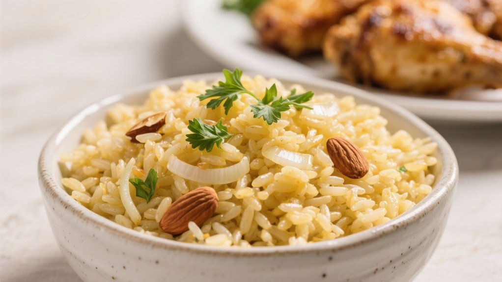 buttery fluffy rice pilaf