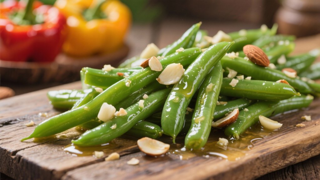 buttery garlic green beans