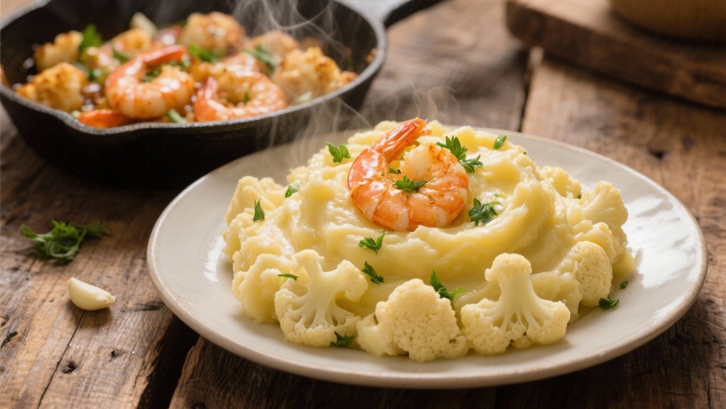 buttery mashed cauliflower substitute
