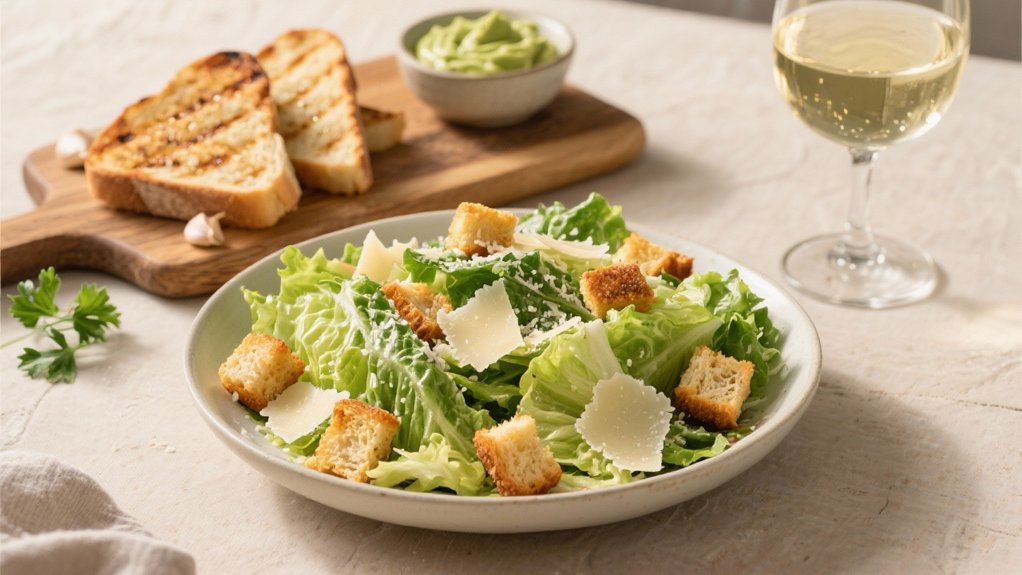 caesar and cobb salad pairing