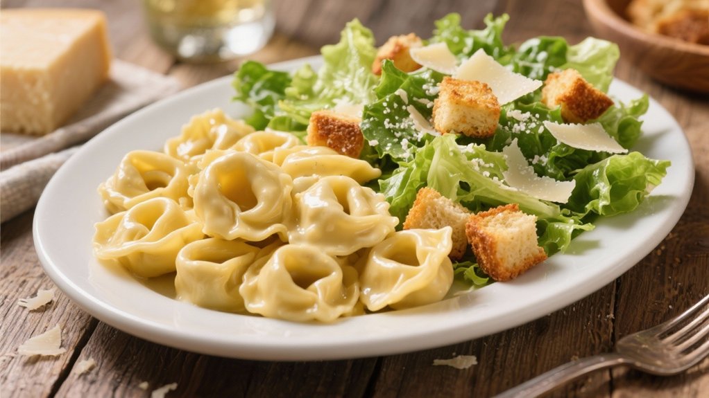 caesar salad as accompaniment