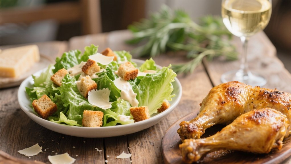 caesar salad enhances dinner
