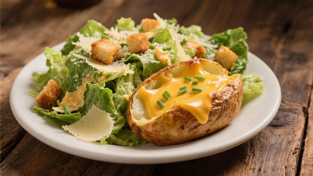caesar salad with croutons