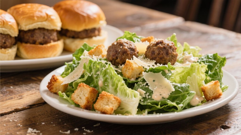 caesar salad with croutons