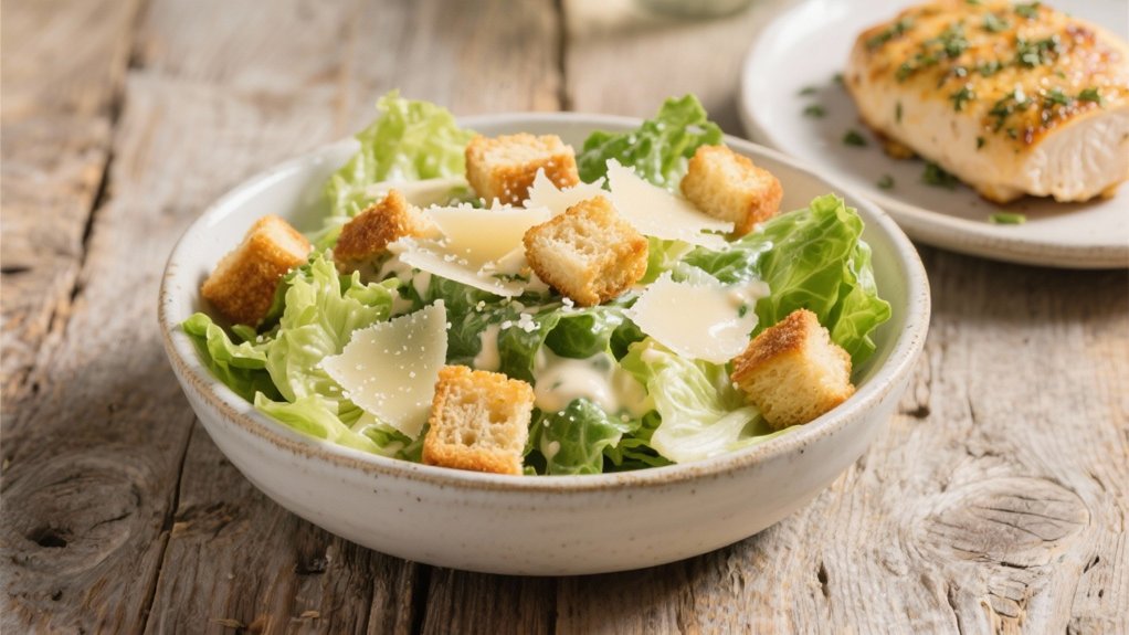 caesar salad with variations