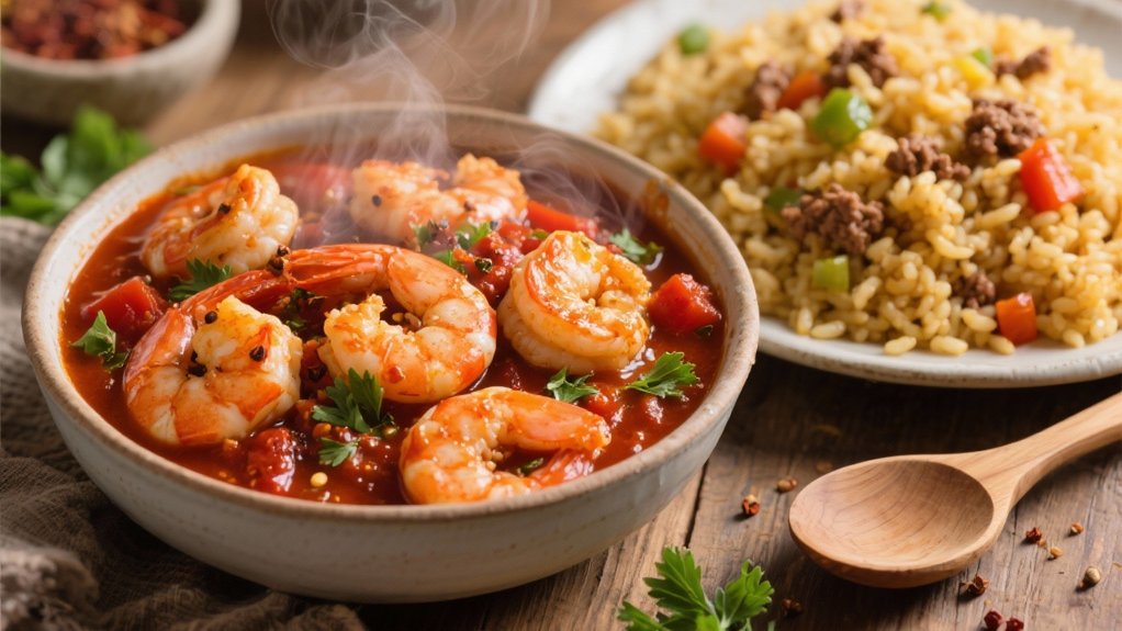cajun dish complements seafood