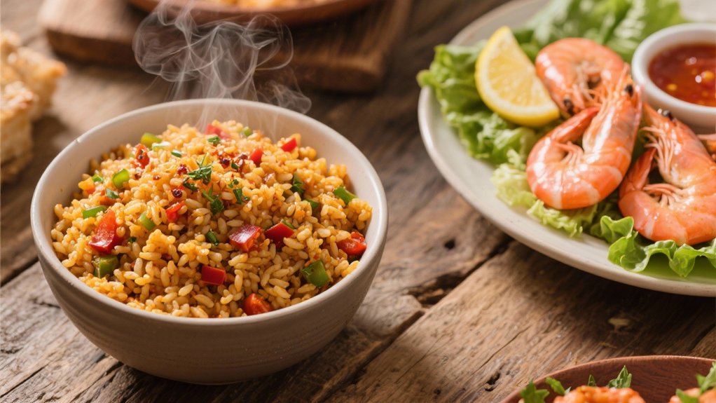 cajun seasoned shrimp rice