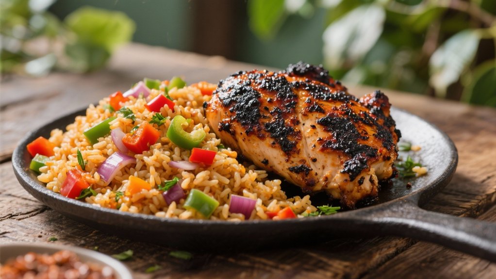 cajun spicy rice dish