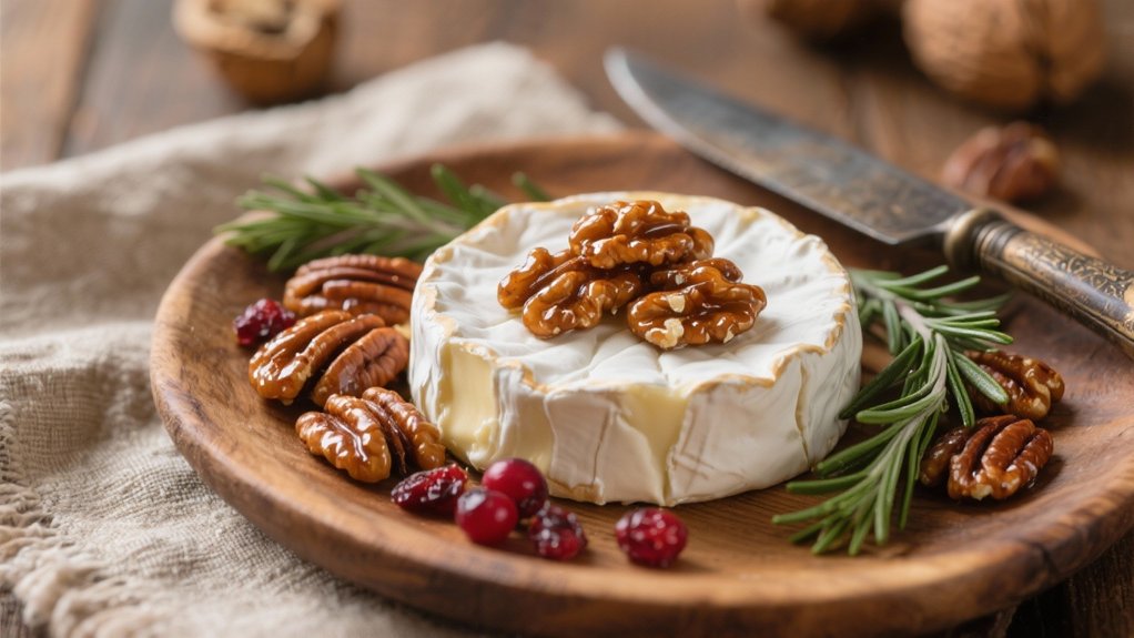 candied nuts enhance cheese