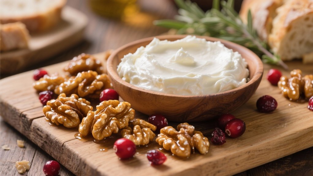 candied walnuts dried cranberries
