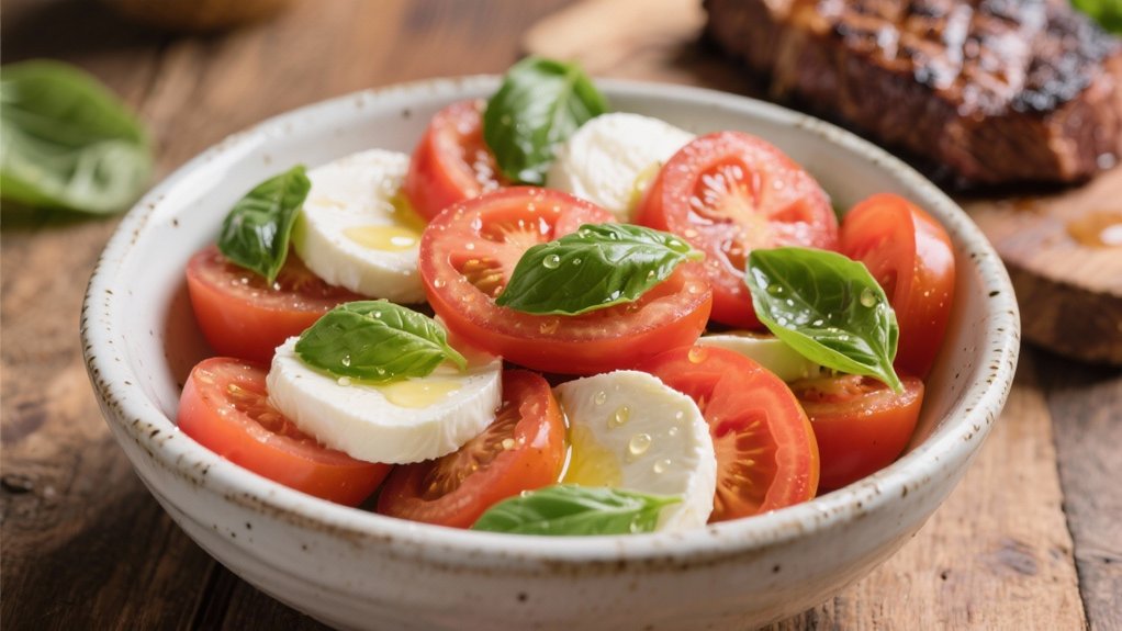 caprese salad complements tri tip