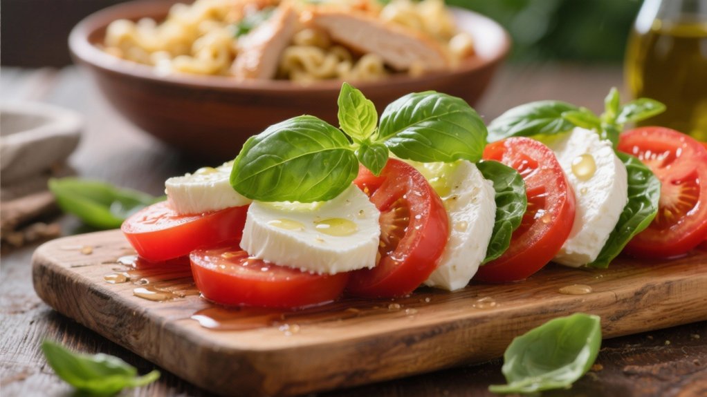 caprese salad enhances chicken