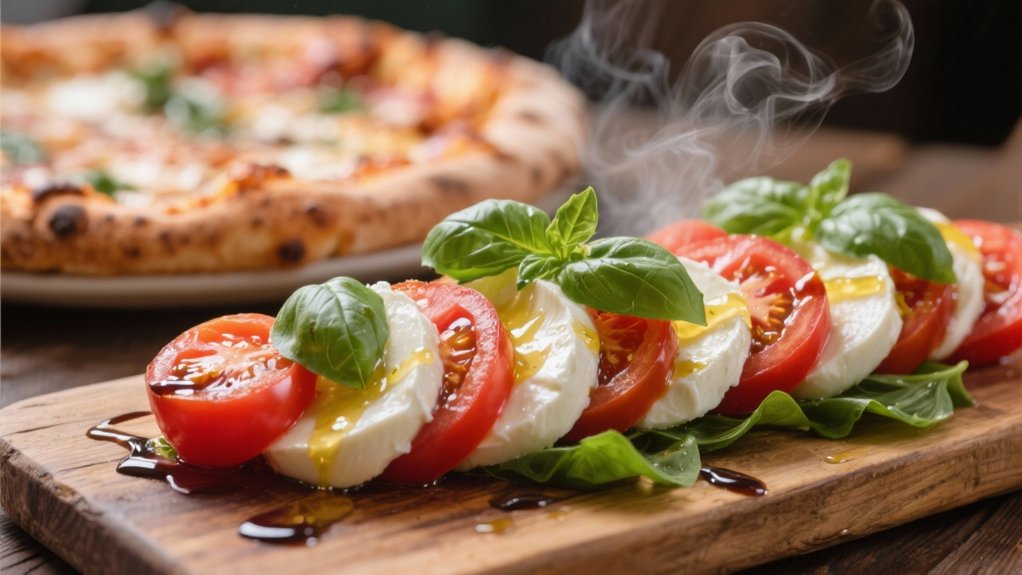 caprese salad pizza companion