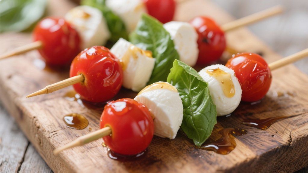 caprese salad skewers perfection