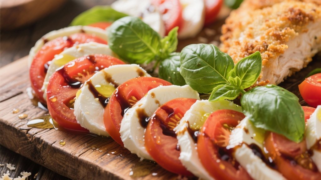 caprese salad with variations