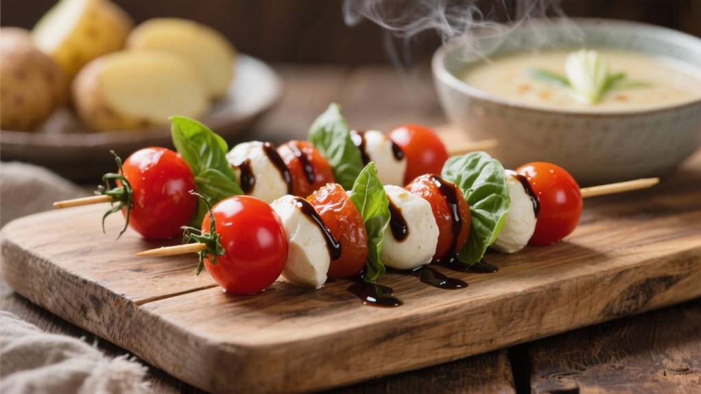 caprese skewers enhance flavors
