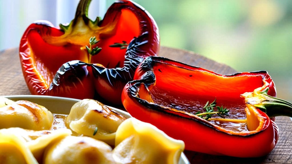 caramelized bell peppers delightfully sweet