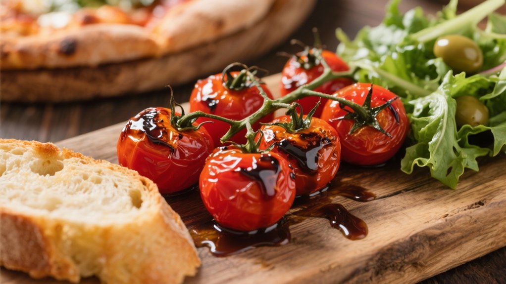 caramelized cherry tomatoes delightfully