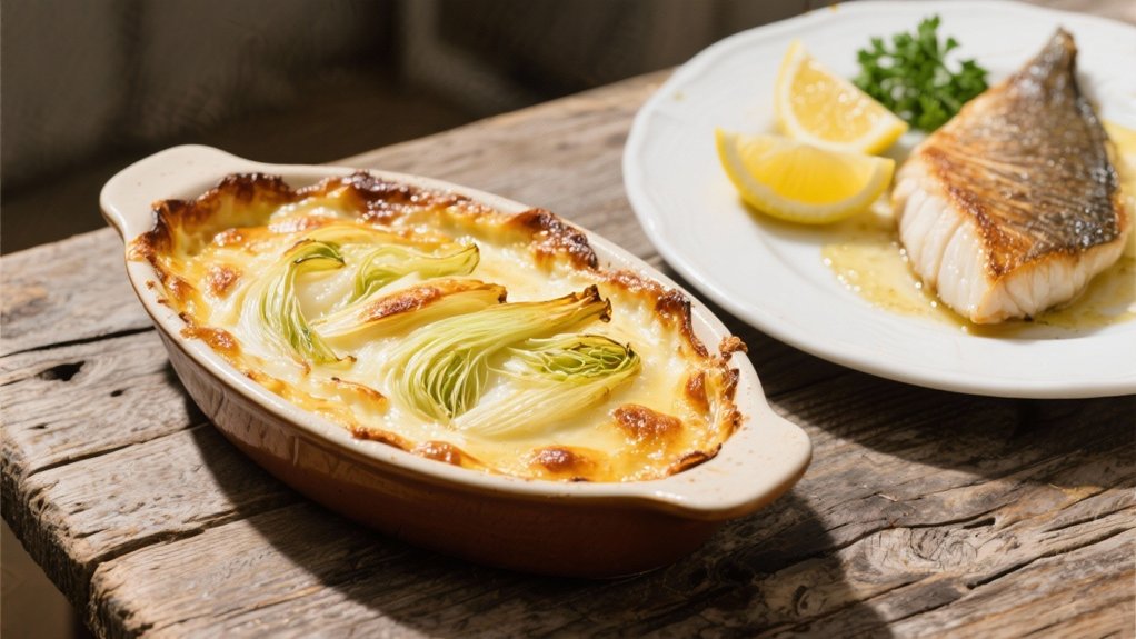caramelized fennel creamy gratin