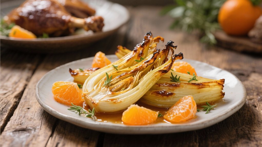 caramelized fennel with orange