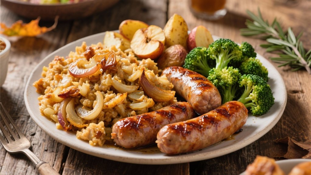 caramelized onion apple stuffing