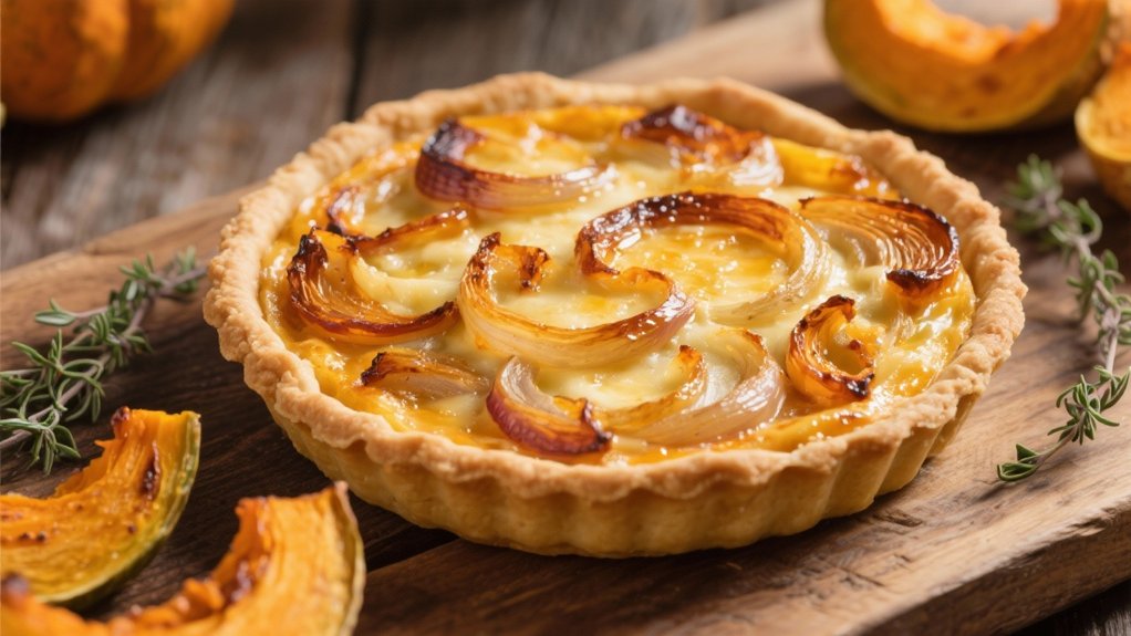 caramelized onion gruyere tart