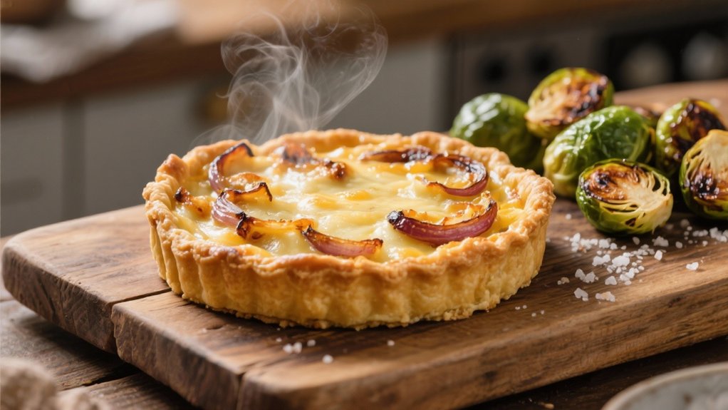 caramelized onion gruyere tart