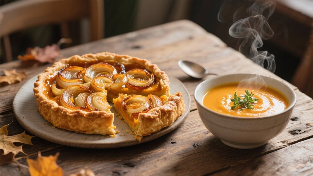 caramelized onion pastry tart