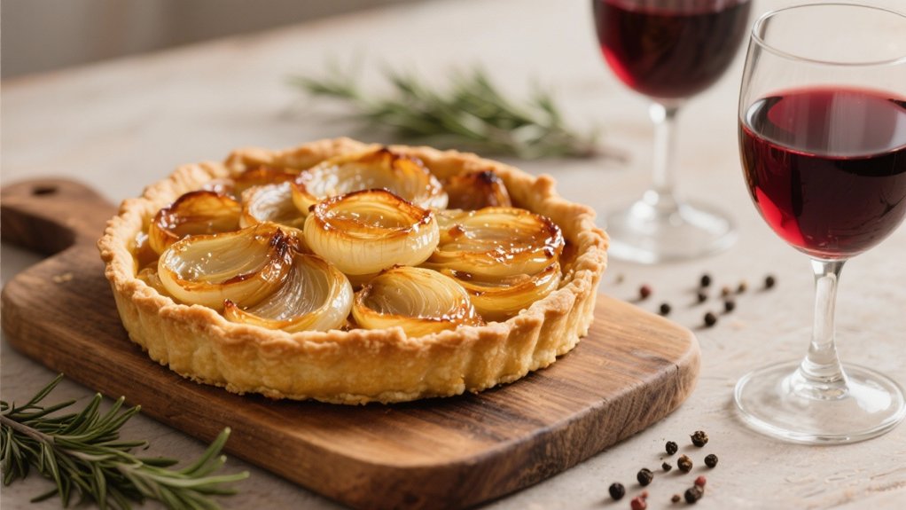 caramelized onion tart elegance