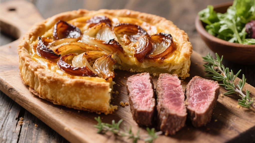caramelized onion tart elegance