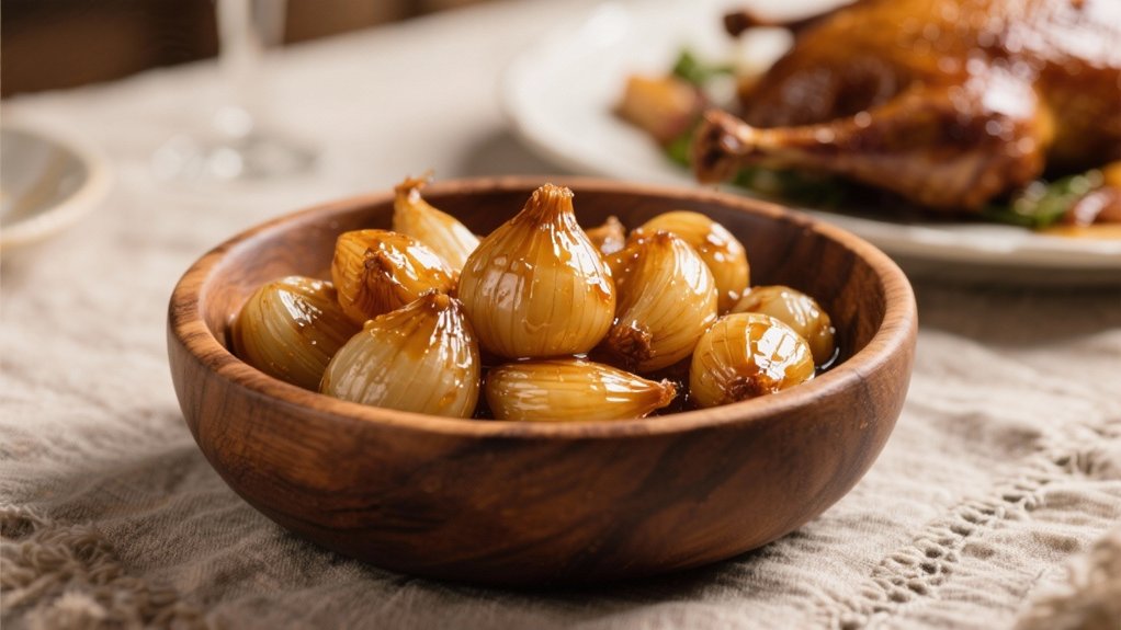 caramelized onions complement duck