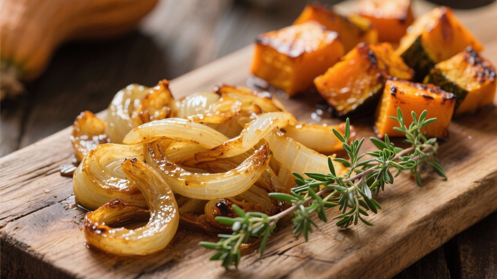 caramelized onions with thyme