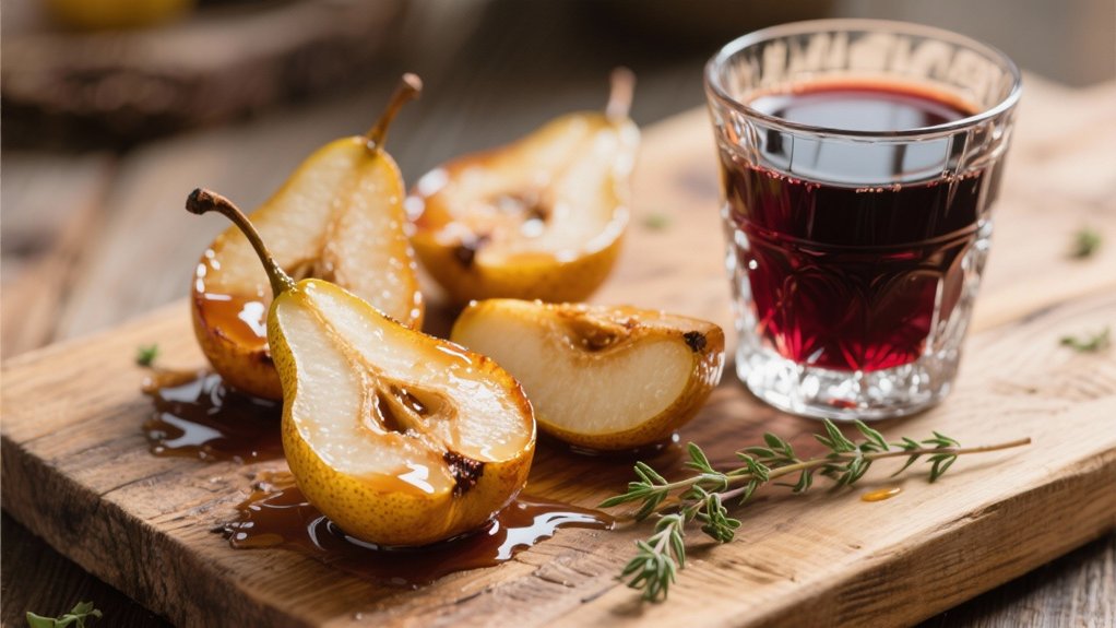 caramelized pears for dessert
